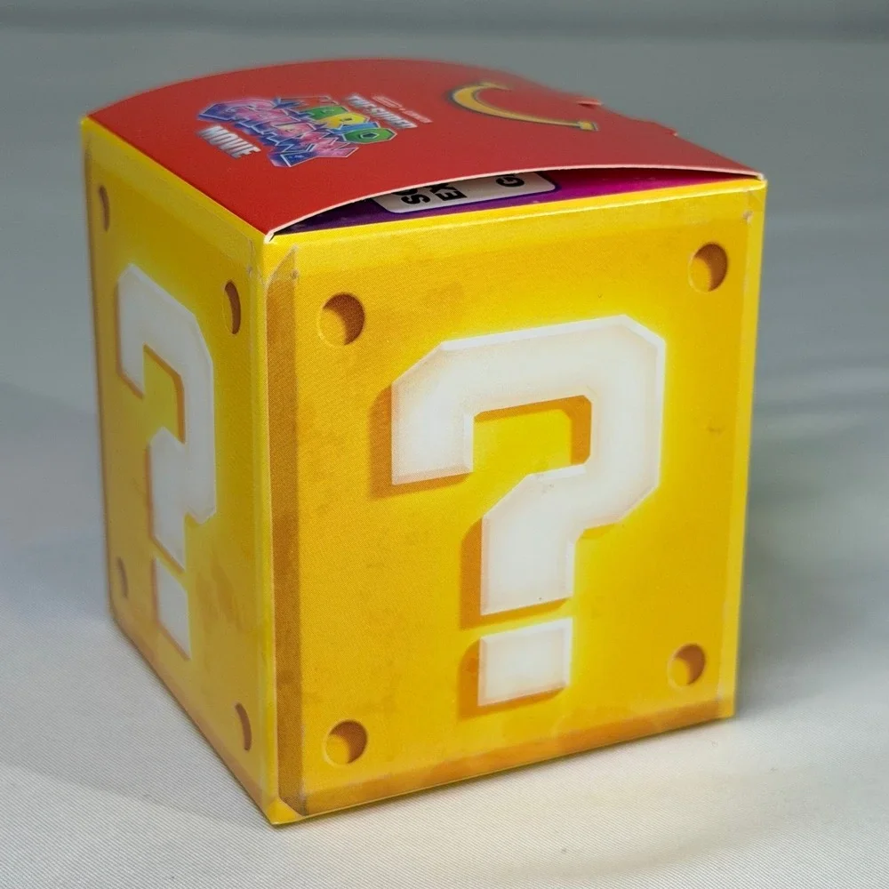 Super Mario Bros‎ Movie Luma Star Toy McDonald's 2023 Question Block Happy Meal